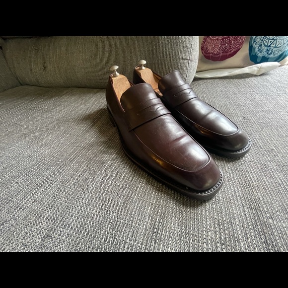 Cole Haan Collection Brown Leather Men’s Penny Loafers Dress Shoes Size 13 M - Picture 3 of 13